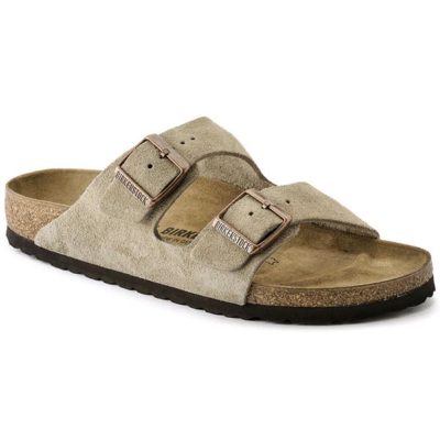 Birkenstock Arizona Soft Footbed - Taupe Suede Size 39