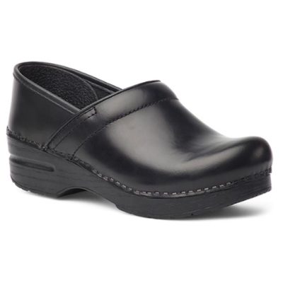 Dansko Professional Clog Black Cabrio Leather Medium