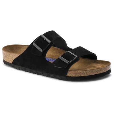 Birkenstock Arizona Soft-Footbed Black Suede
