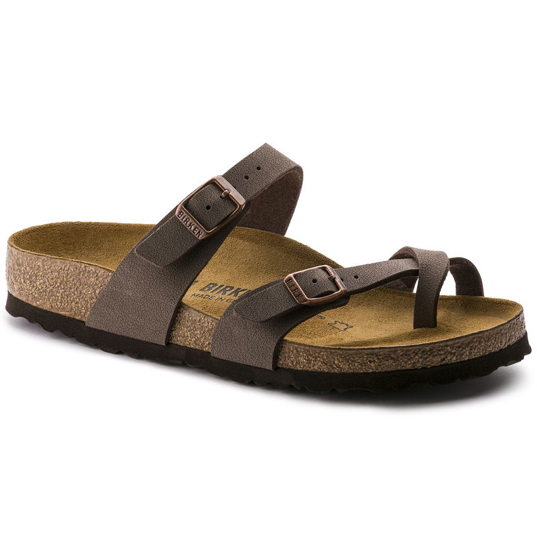 Birkenstock Women's Mayari Mocha Birkibuc Regular | Birkenstock & More