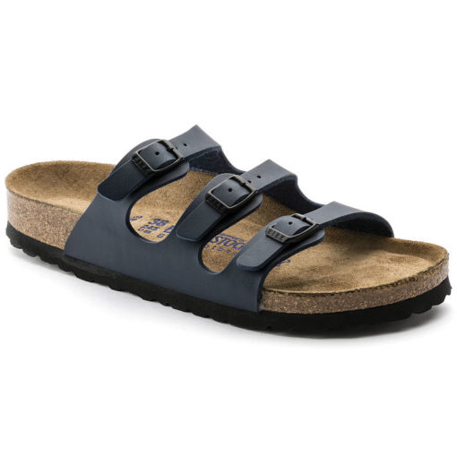Birkenstock Women's Florida Soft-Footbed Blue Birko Flor