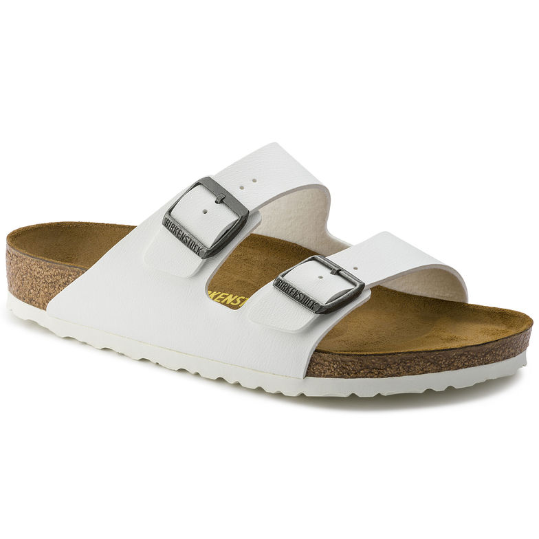 birkenstock arizona narrow white