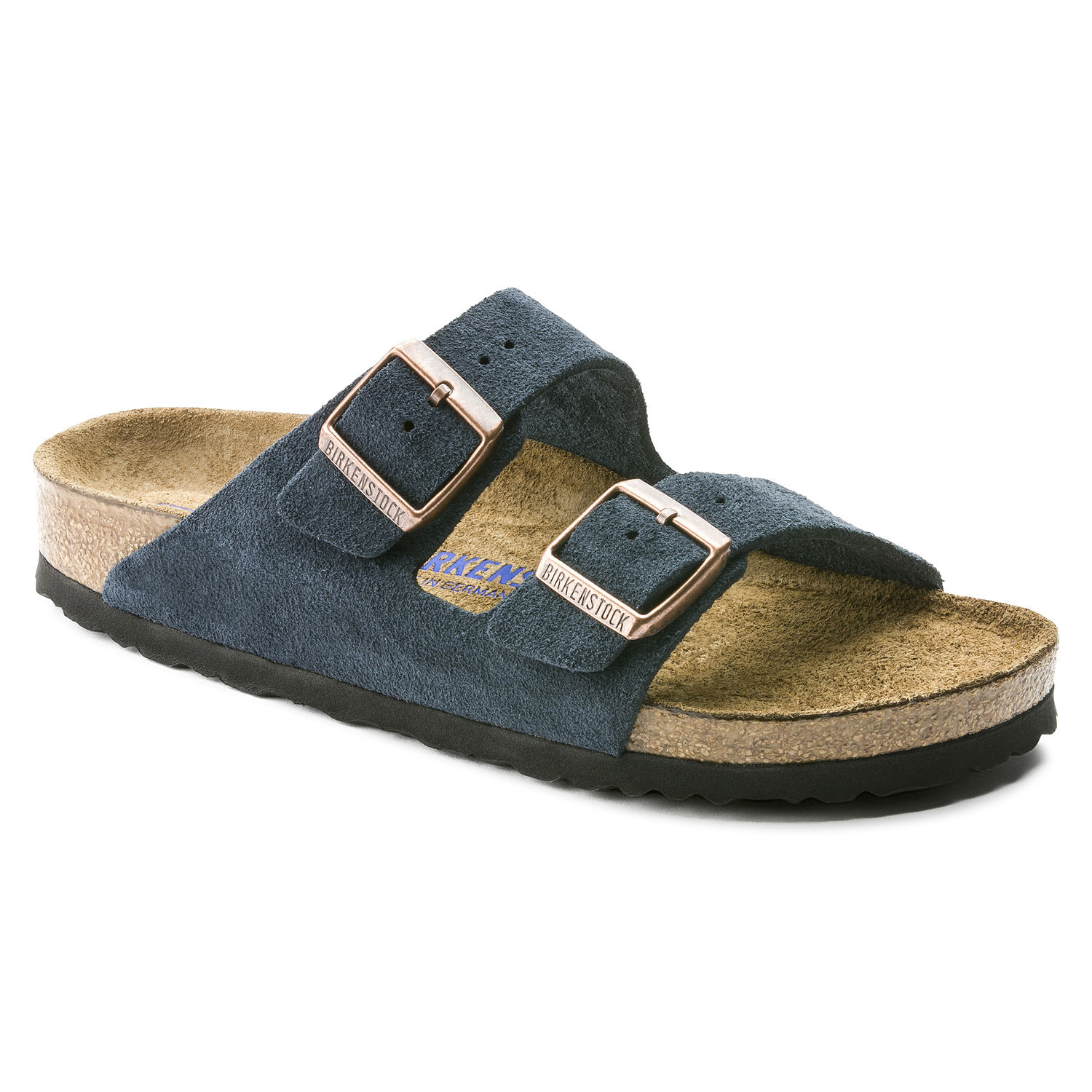 Birkenstock Arizona Soft-Footbed Navy Suede Leather Regular