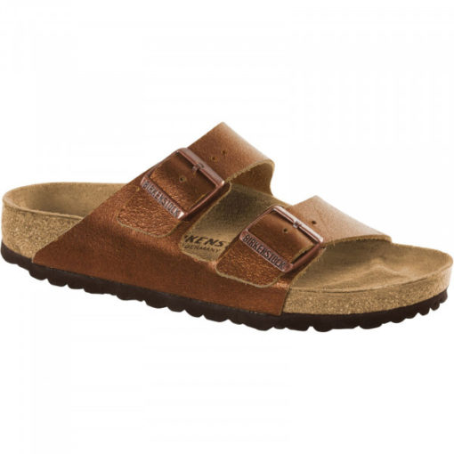 birkenstock vintage metallic rose copper leather