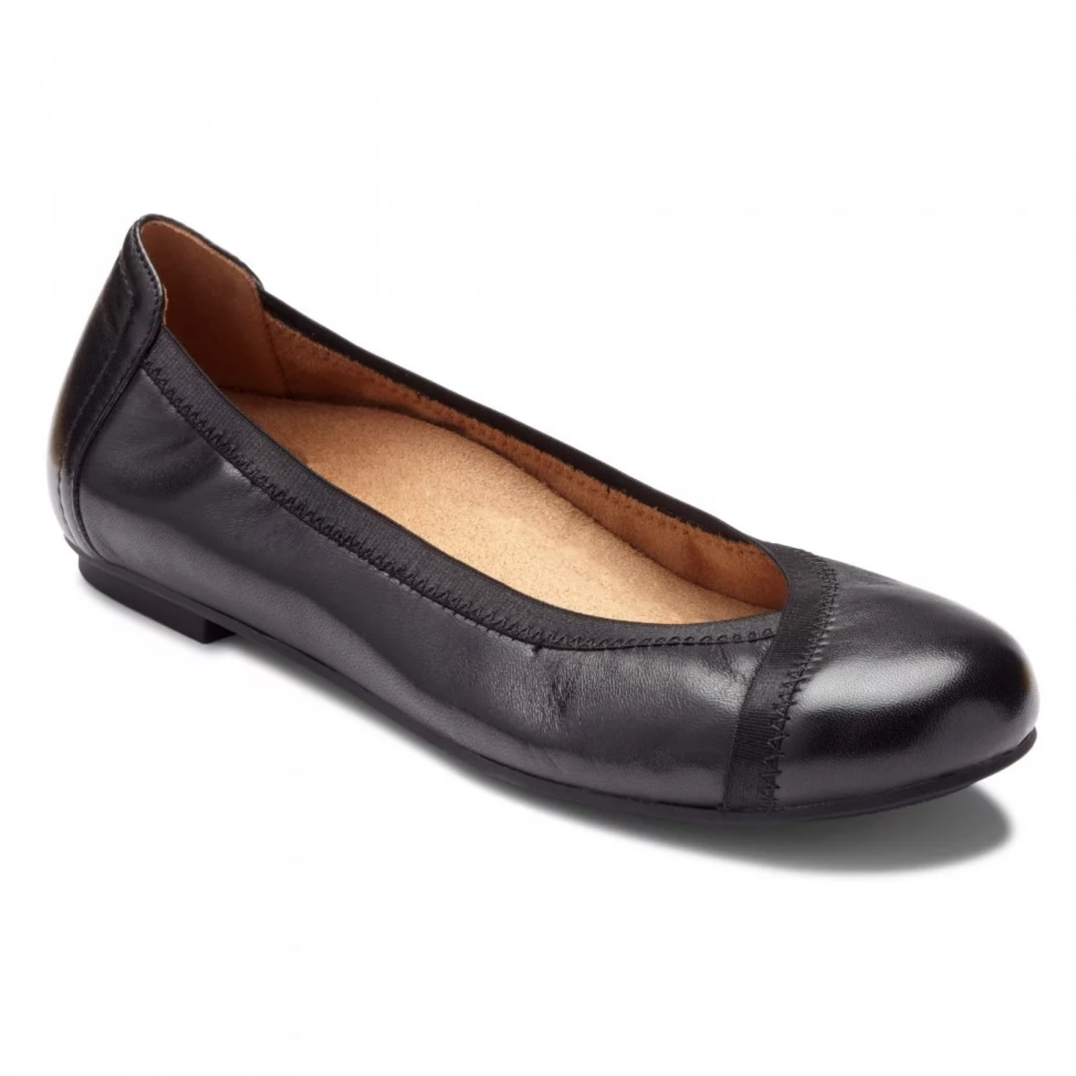 Vionic Women's Caroll Ballet Flat Black 