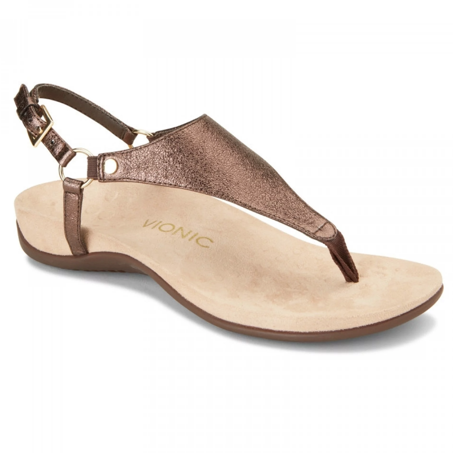 thong sandals with backstrap
