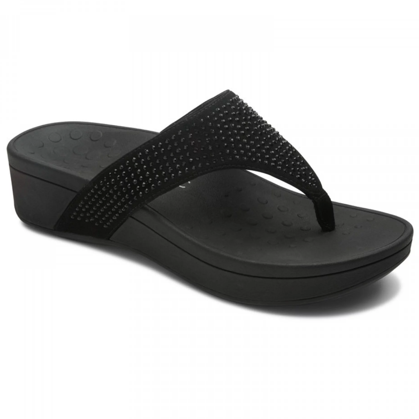 Vionic Women's Naples Platform Sandal Black | Birkenstock & More