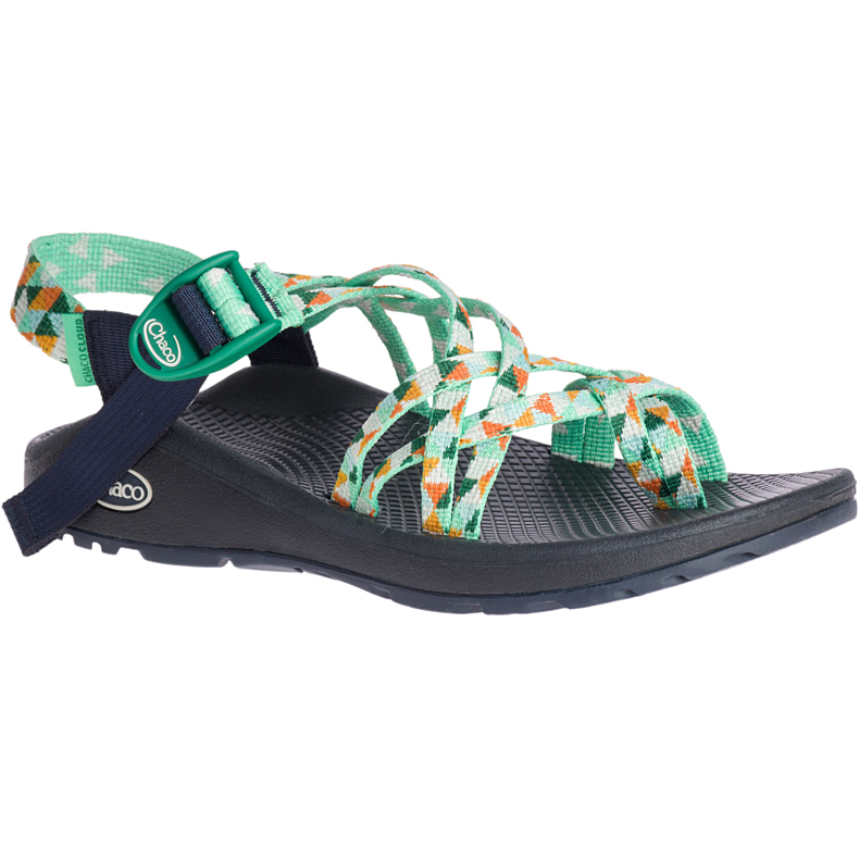 green chaco sandals
