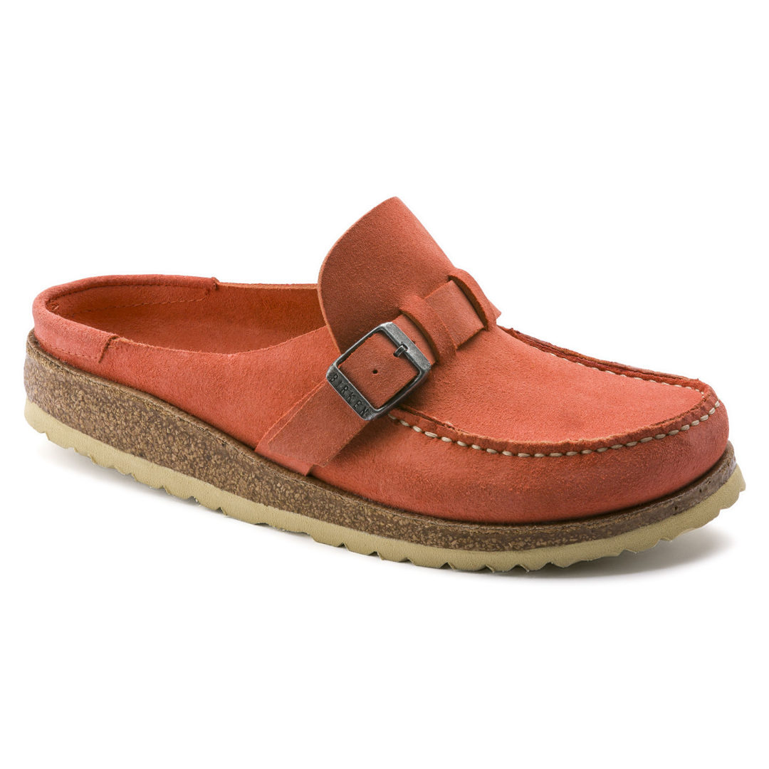 birkenstock women's buckley suede slip on