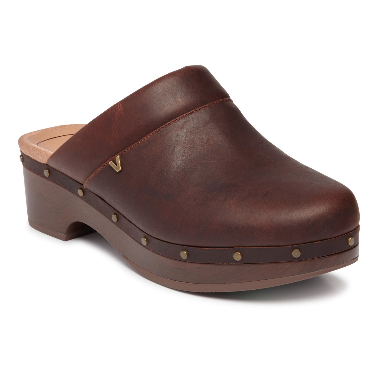 Vionic Women's Kacie Clog Chocolate Leather | Birkenstock & More