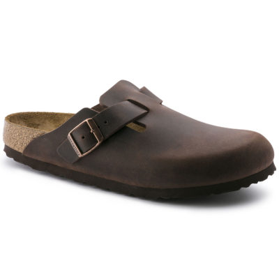 Birkenstock Boston Habana Oiled Leather Regular