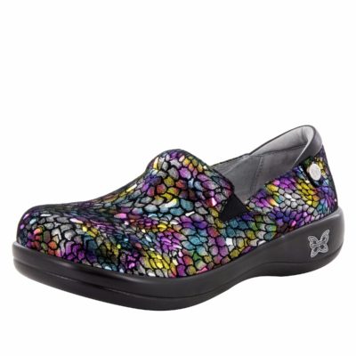 Alegria Women's Keli Professional Shoe Minnow Rainbow