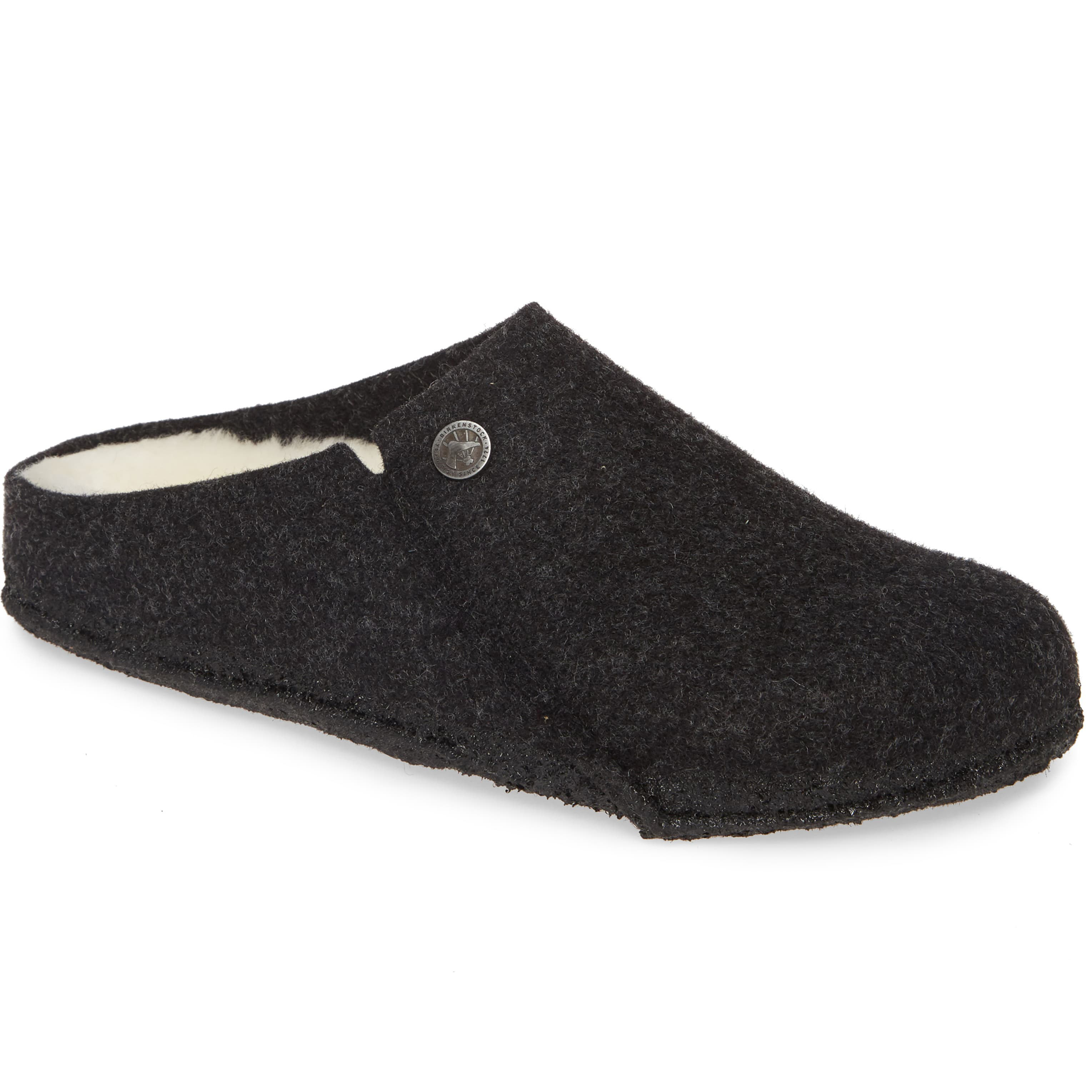 birkenstock grey shearling