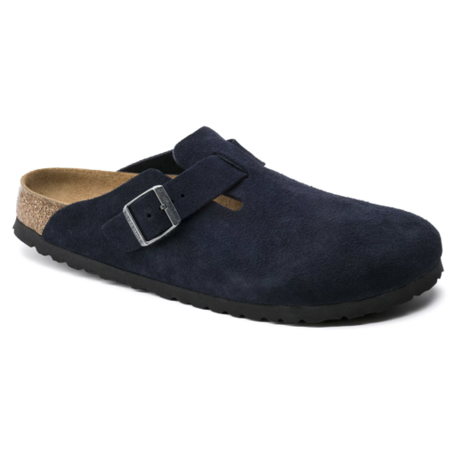 Birkenstock Boston Soft-Footbed Night Suede Leather