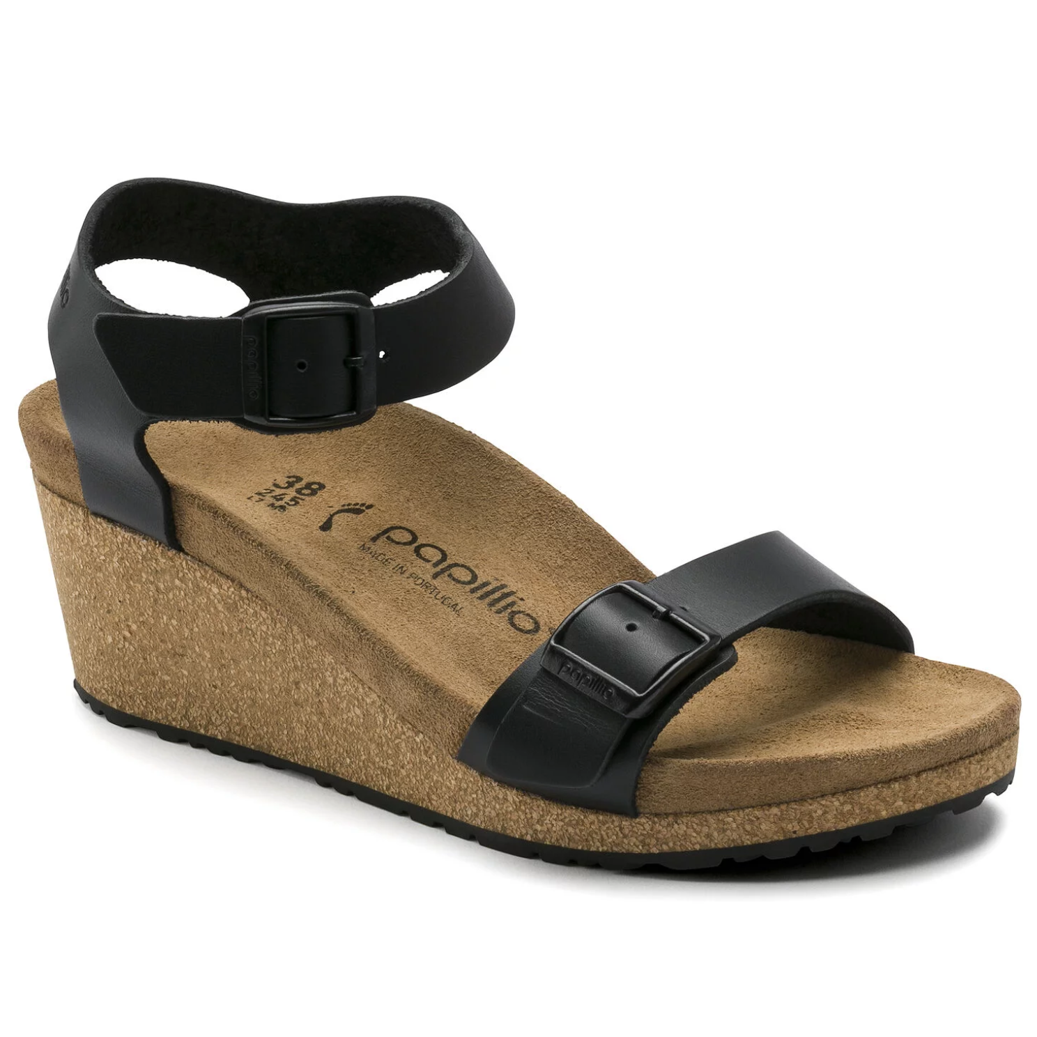 womens black birkenstocks