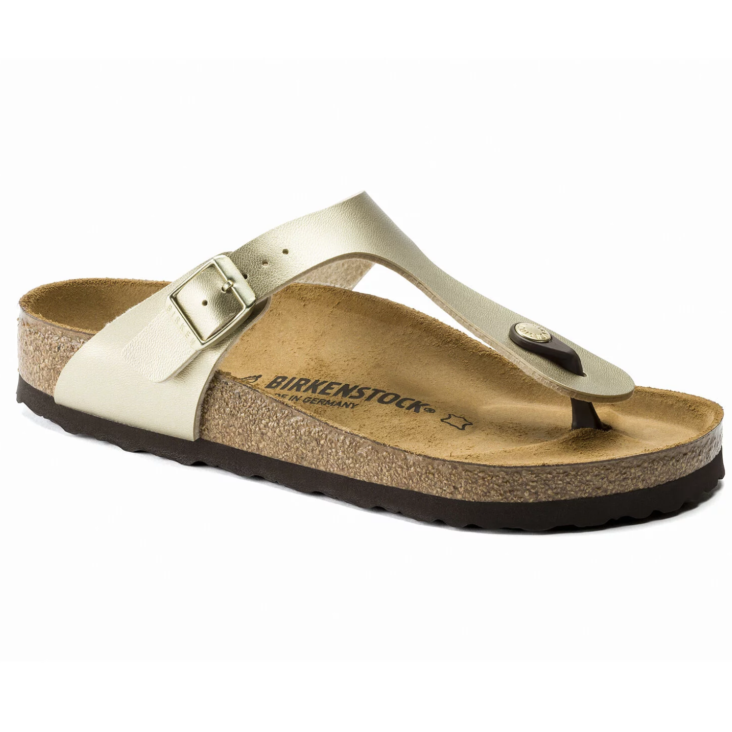 Birkenstock Women's Gizeh Sandal Birko-Flor Gold