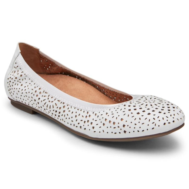 vionic robyn flat toffee