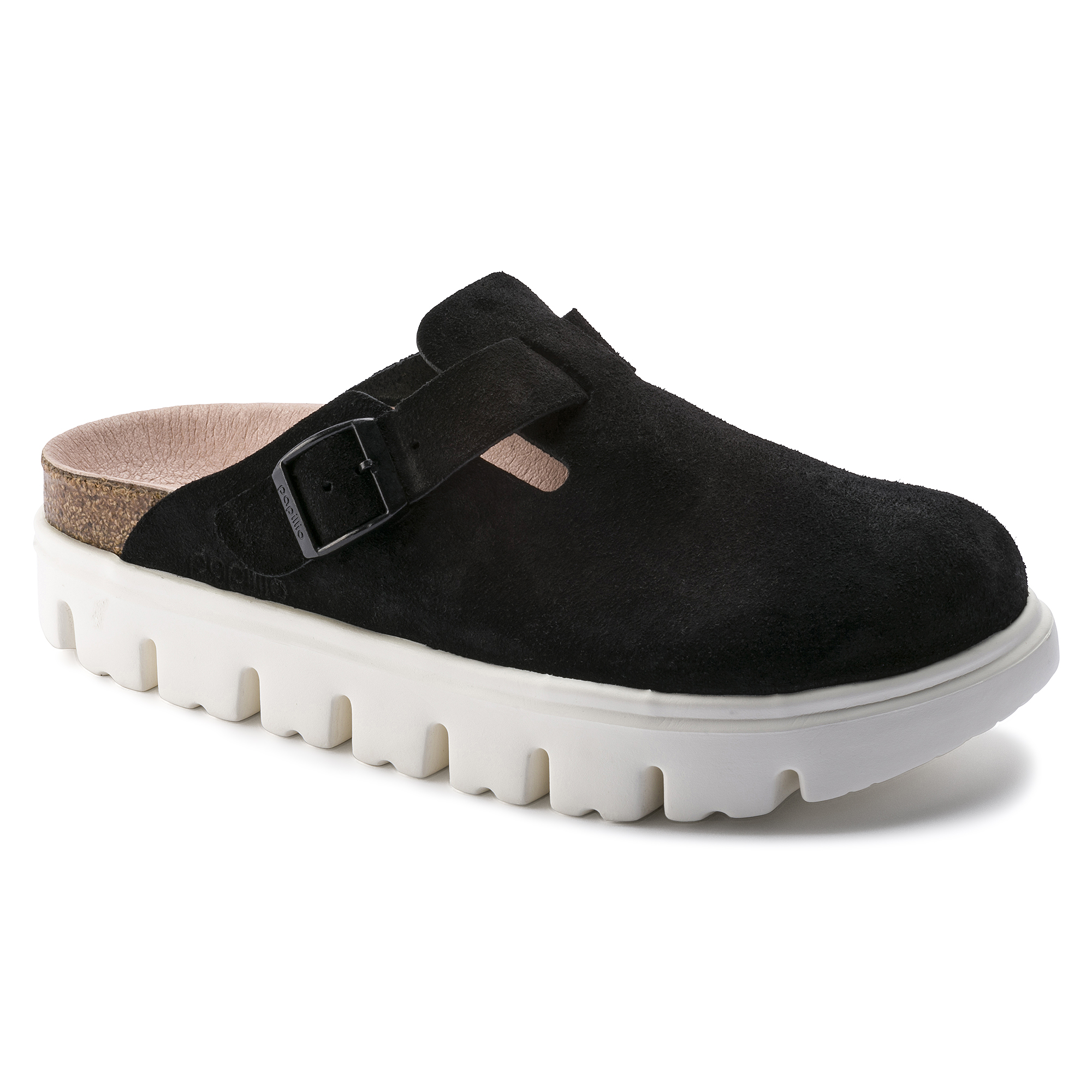 women's black boston birkenstock