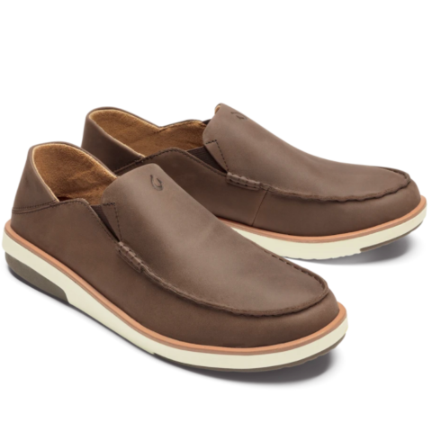 olukai men's kalia li leather sneakers