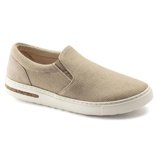 Birkenstock Oswego Slip On Sandcastle Canvas Suede