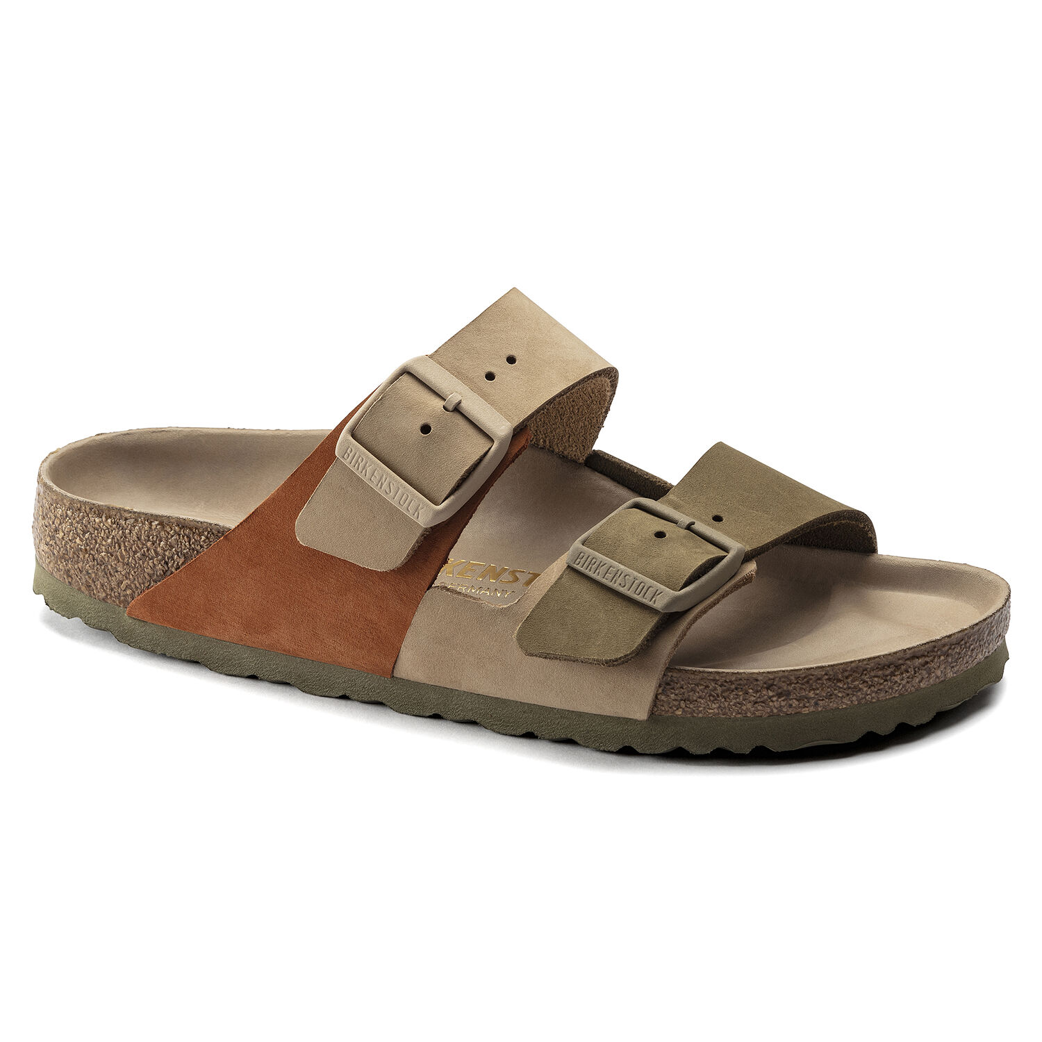 Touhou Midler Bekræfte Birkenstock Arizona Split Sandal Sandcastle/Faded Khaki Nubuck Leather |  Birkenstock & More