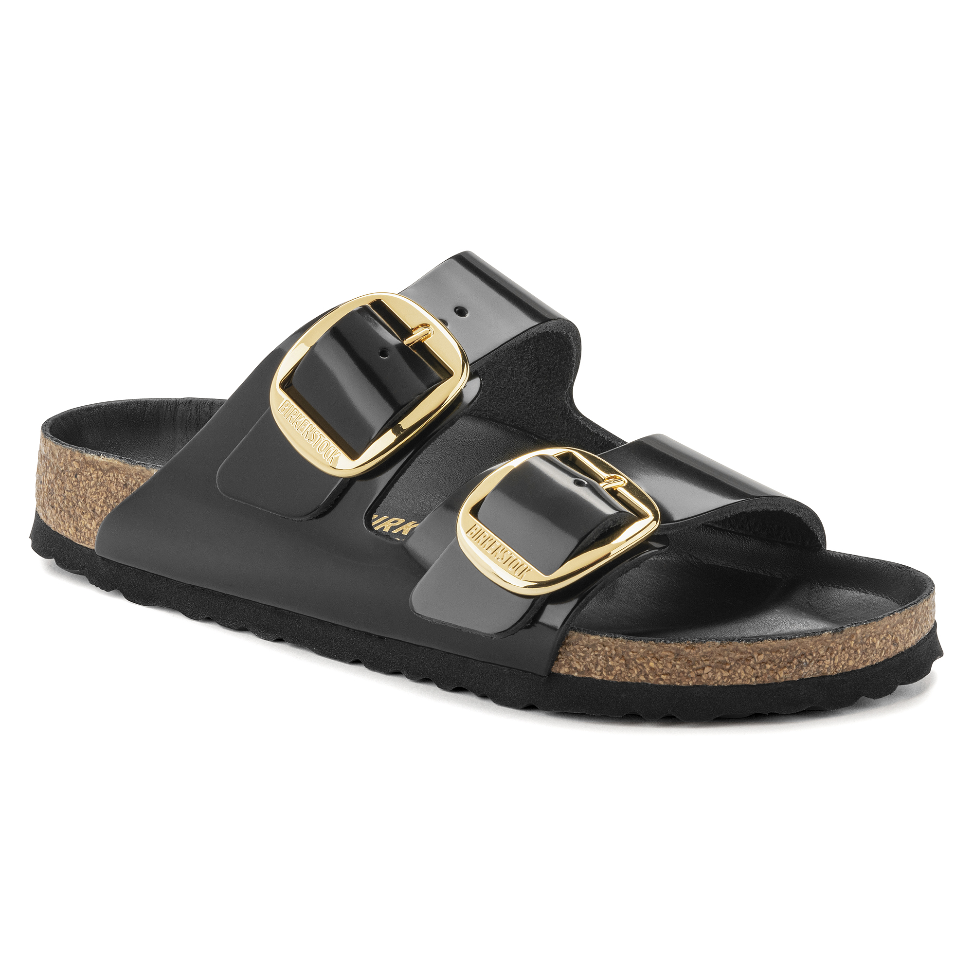 Birkenstock Arizona Big Buckle Sandal High Shine Black Patent