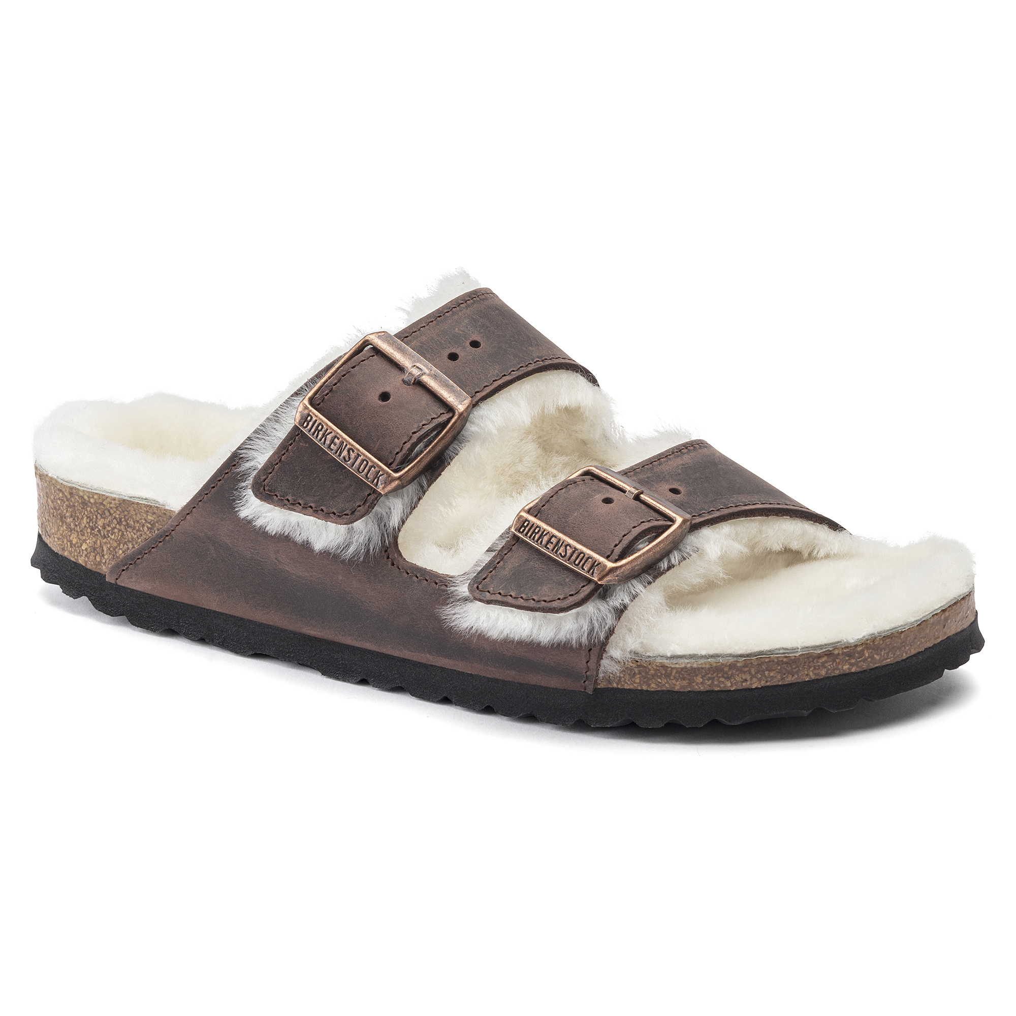 Birkenstock Arizona Big Buckle Shearling Sandals