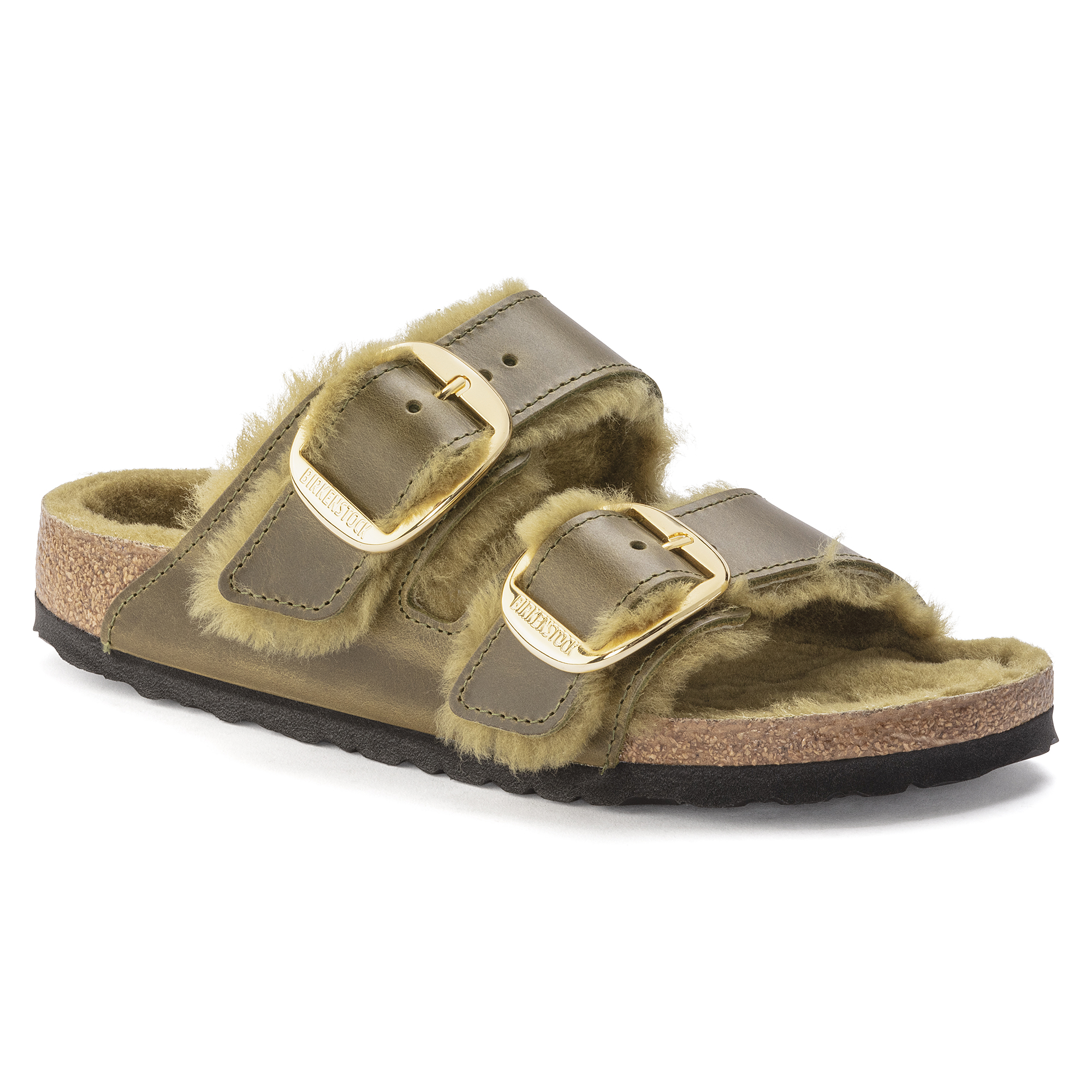 birkenstock shearling arizona