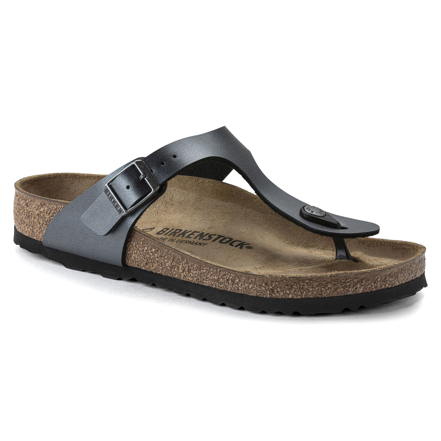 Gizeh Adult Birko Flor Sandal - Black – Tonka Shoe Box