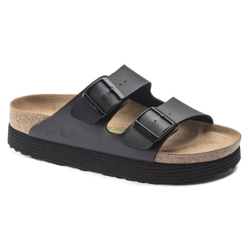 Birkenstock Arizona Platform Vegan Sandal Black Birkenstock More