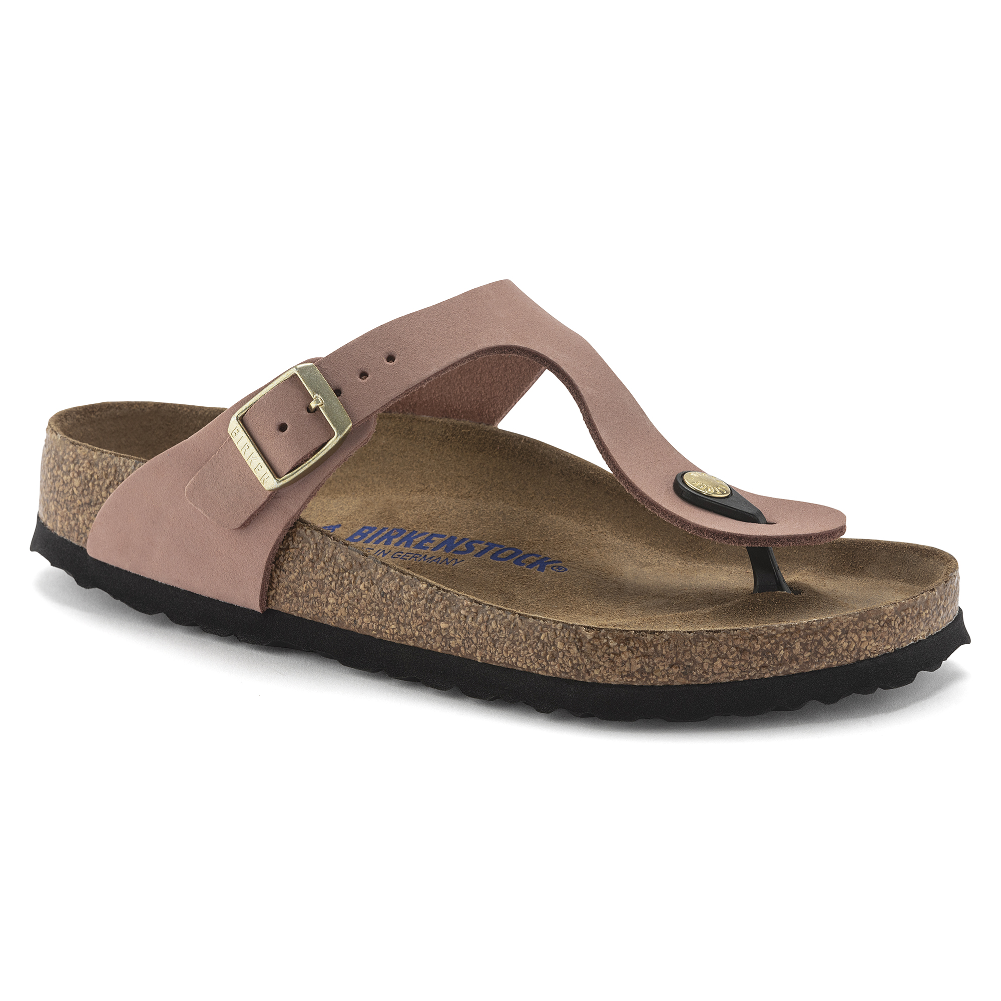 Gizeh Soft Footbed Natural Leather Silver