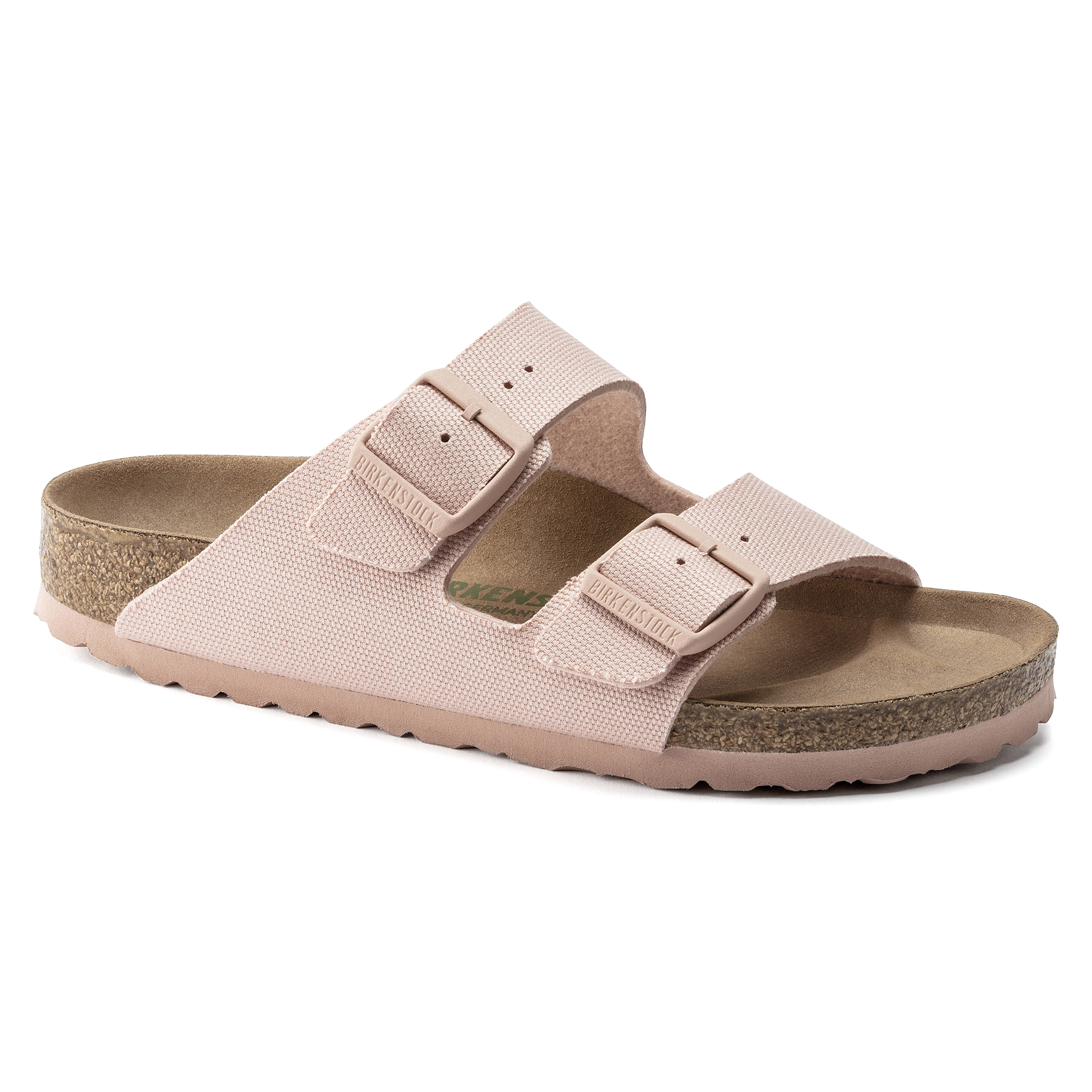 Birkenstock Arizona Vegan Sandal Soft Pink Textile