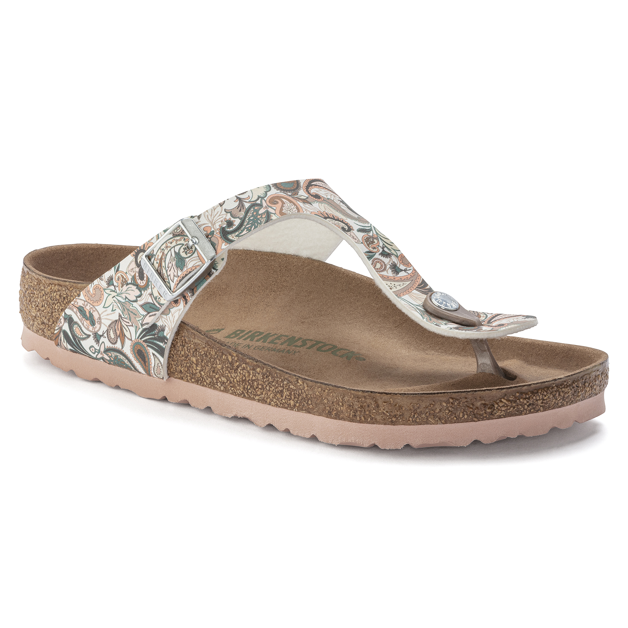 Birkenstock Women s Gizeh Sandal Paisley Light Rose Birko Flor Birkenstock More