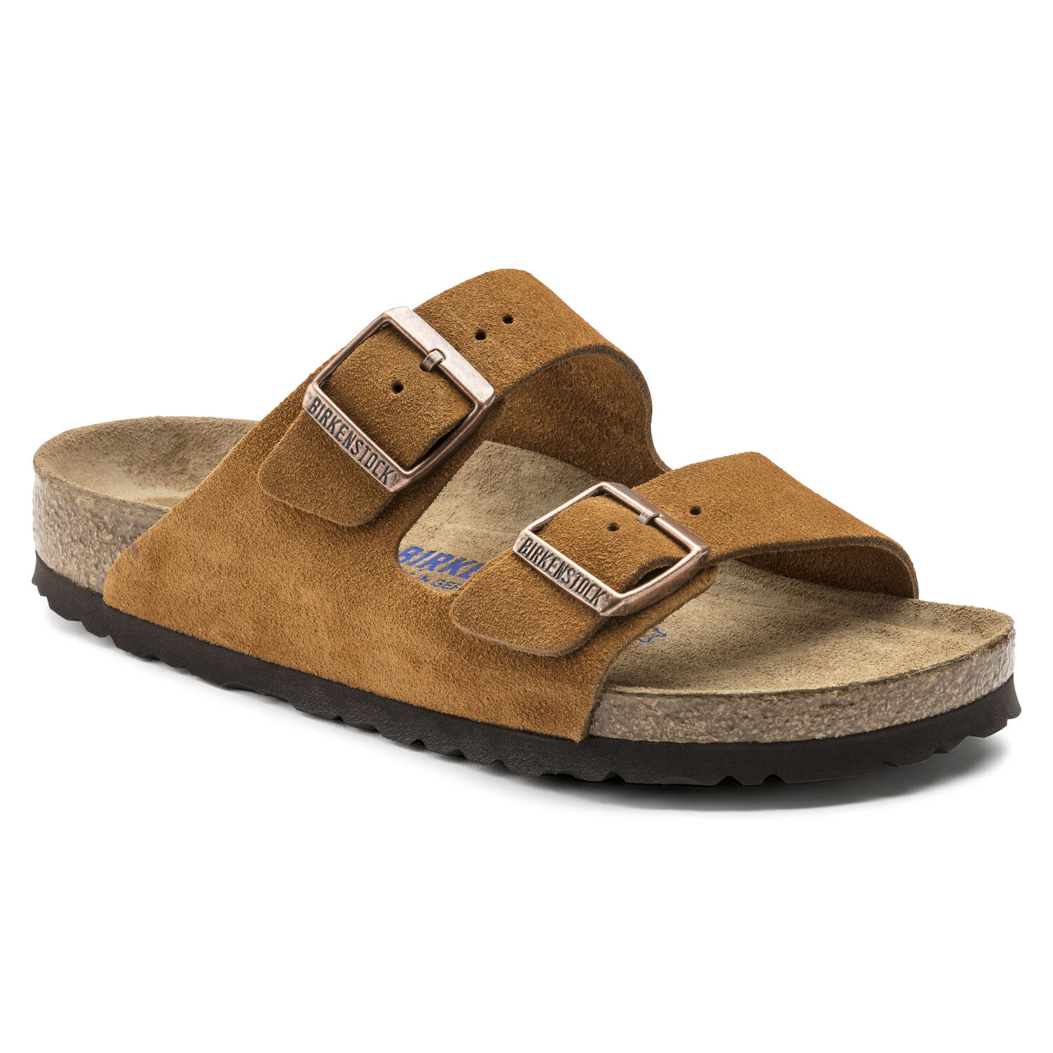 Birkenstock Arizona Sandal Mink Suede Leather | Birkenstock & More