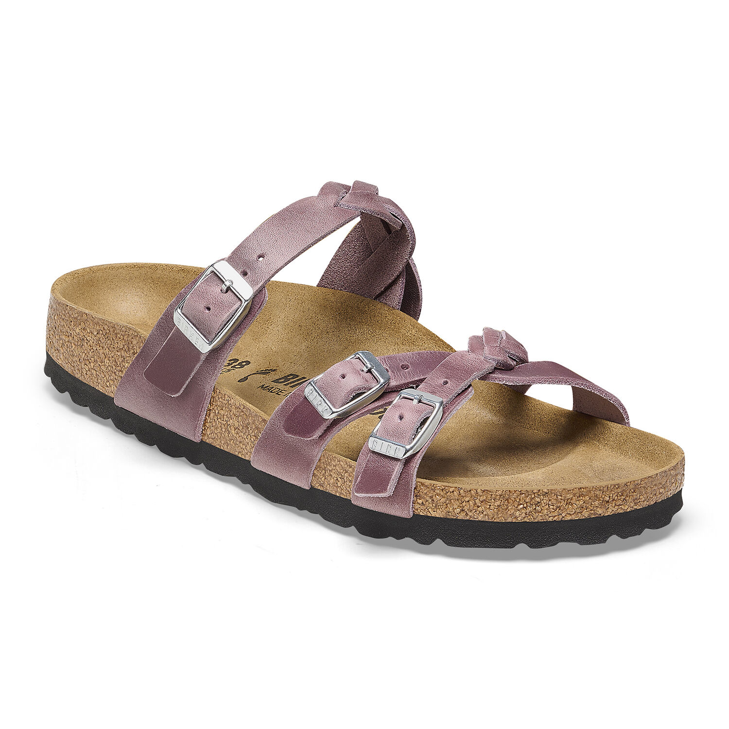 Birkenstock Women's Franca Sandal Braided Lavender Leather ...