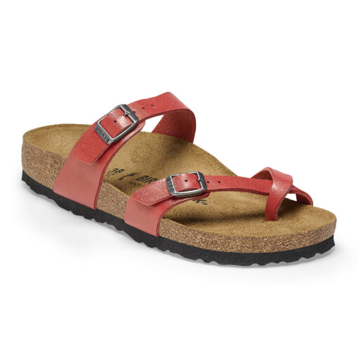 Birkenstock Women's Mayari Sandal Graceful Mars Red Birko-Flor ...